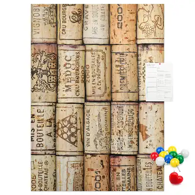 Tableau affichage liège Bouchons de vin