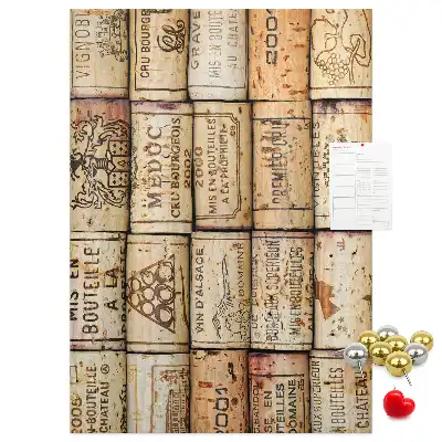 Tableau affichage liège Bouchons de vin