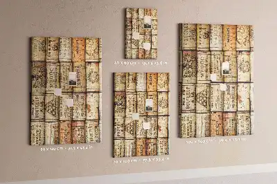 Tableau affichage liège Bouchons de vin