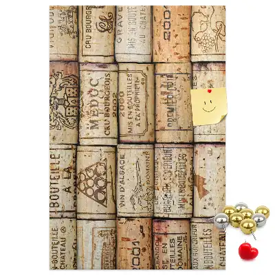 Tableau affichage liège Bouchons de vin