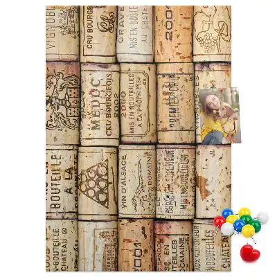 Tableau affichage liège Bouchons de vin