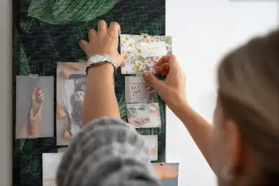 Image tableau en liège Feuilles de végétation de la jungle
