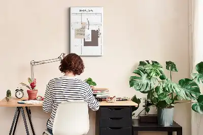Tableau de liège décoratif Projets pour le mois