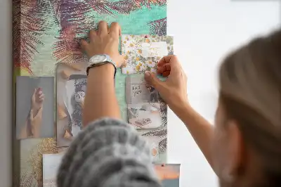 Tableau affichage liège Palmier exotique