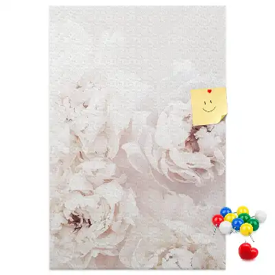 Tableau en liège Fleurs de pivoine