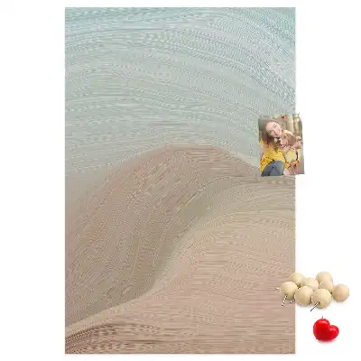 Tableau de liège décoratif Palette de couleurs mélangées