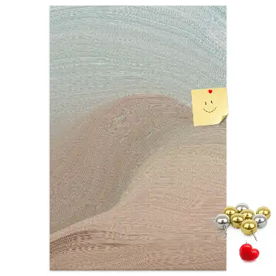 Tableau de liège décoratif Palette de couleurs mélangées