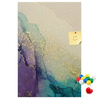 Image tableau en liège Marbre brillant avec des paillettes