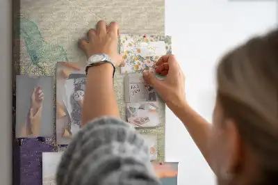 Image tableau en liège Marbre brillant avec des paillettes