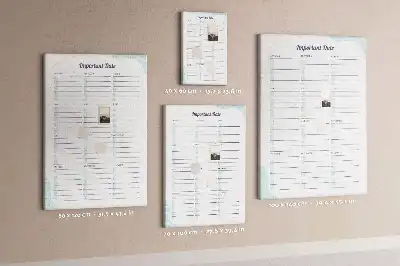 Tableau affichage liège Dates clés