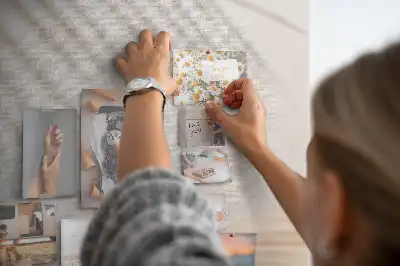 Image tableau en liège Ombre de feuille de palmier