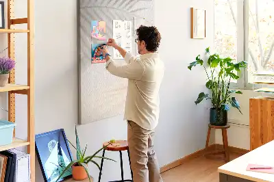 Image tableau en liège Ombre de feuille de palmier