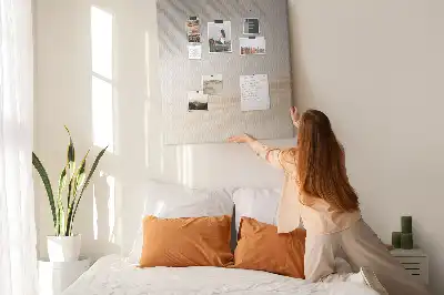 Image tableau en liège Ombre de feuille de palmier