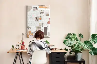 Tableau affichage liège Programme mensuel