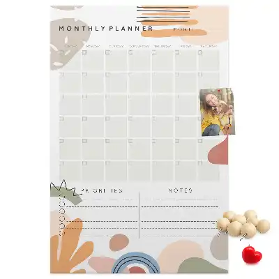 Tableau affichage liège Programme mensuel