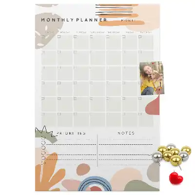 Tableau affichage liège Programme mensuel