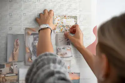 Tableau affichage liège Programme mensuel