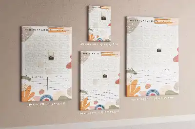 Tableau affichage liège Programme mensuel