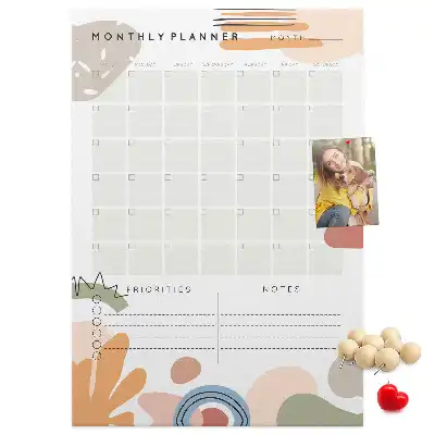 Tableau affichage liège Programme mensuel