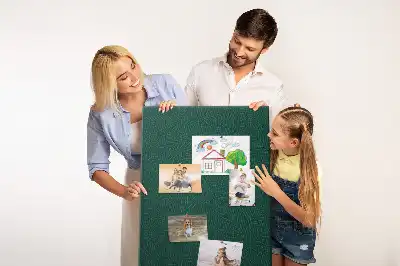 Tableau de liège décoratif Motif linéaire de feuilles