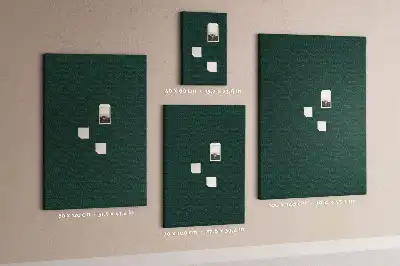 Tableau de liège décoratif Motif linéaire de feuilles