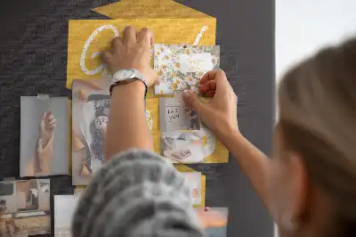 Tableau de liège décoratif Citation inspirante