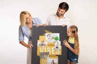 Tableau de liège décoratif Citation inspirante