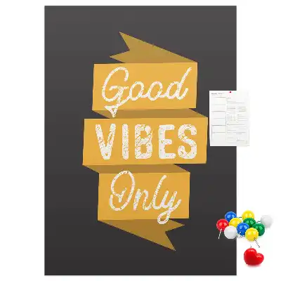 Tableau de liège décoratif Citation inspirante