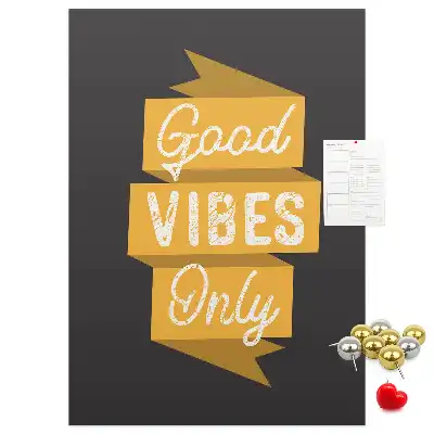 Tableau de liège décoratif Citation inspirante