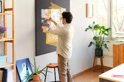 Tableau de liège décoratif Citation inspirante