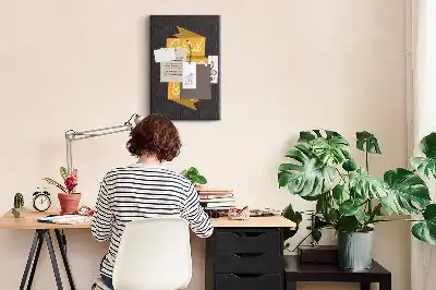 Tableau de liège décoratif Citation inspirante