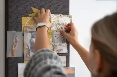 Tableau de liège décoratif Citation inspirante