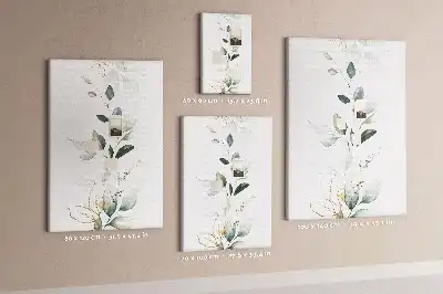 Tableau affichage liège Une pousse de plante avec des feuilles