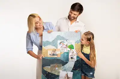 Image tableau en liège Baleine marbrée