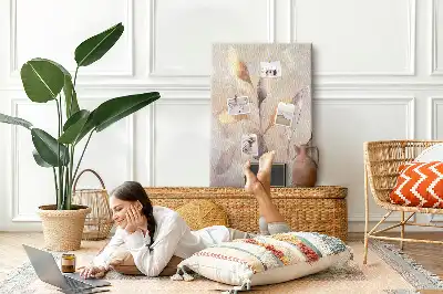 Tableau de liège décoratif Aquarelle de plantes