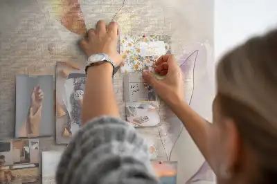 Tableau de liège décoratif Aquarelle de plantes