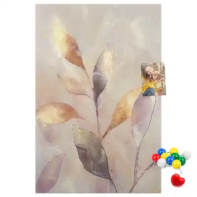 Tableau de liège décoratif Aquarelle de plantes