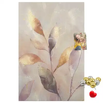 Tableau de liège décoratif Aquarelle de plantes