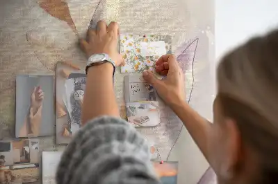 Tableau de liège décoratif Aquarelle de plantes