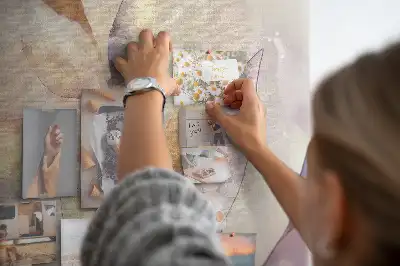 Tableau de liège décoratif Aquarelle de plantes