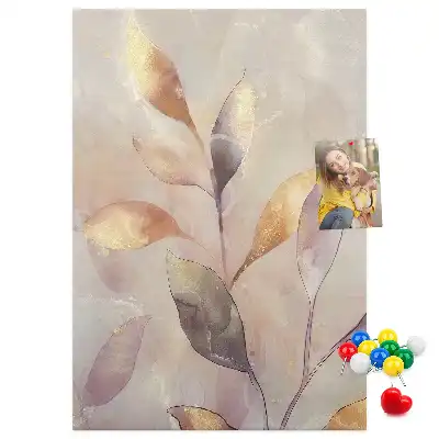 Tableau de liège décoratif Aquarelle de plantes