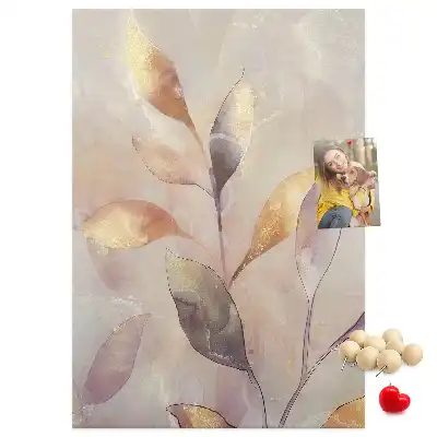 Tableau de liège décoratif Aquarelle de plantes