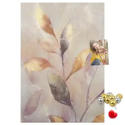 Tableau de liège décoratif Aquarelle de plantes