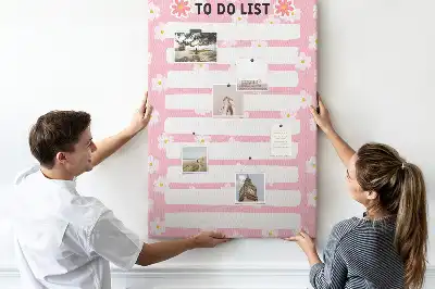 Image tableau en liège Liste de choses à faire