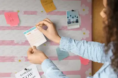 Image tableau en liège Liste de choses à faire