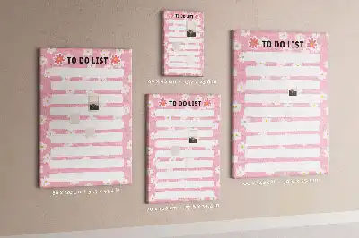 Image tableau en liège Liste de choses à faire