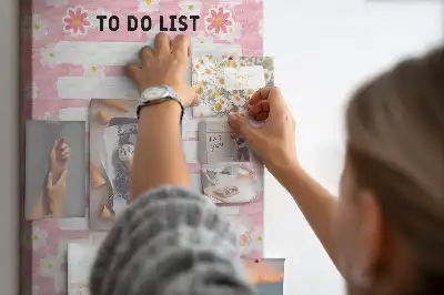 Image tableau en liège Liste de choses à faire