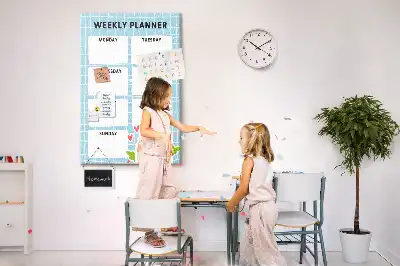 Tableau affichage liège Programme hebdomadaire
