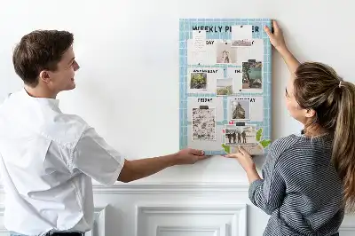Tableau affichage liège Programme hebdomadaire