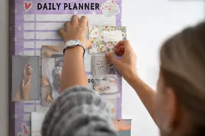 Image tableau en liège Organisation de la journée